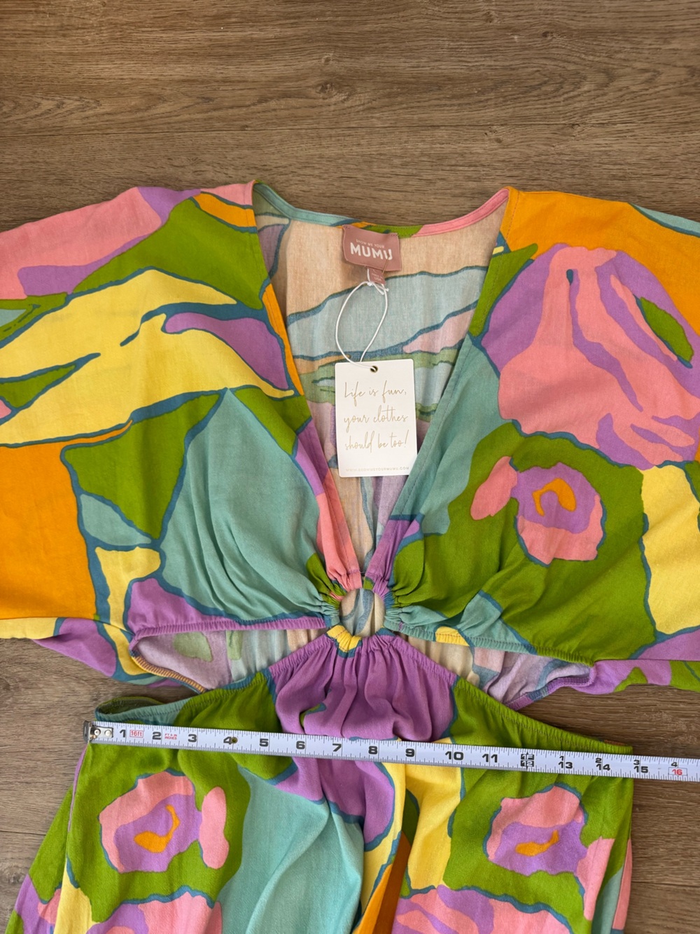 Show Me Your Mumu Dana Dress Summer Sorbet Size Large NWT - Picture 8 of 10